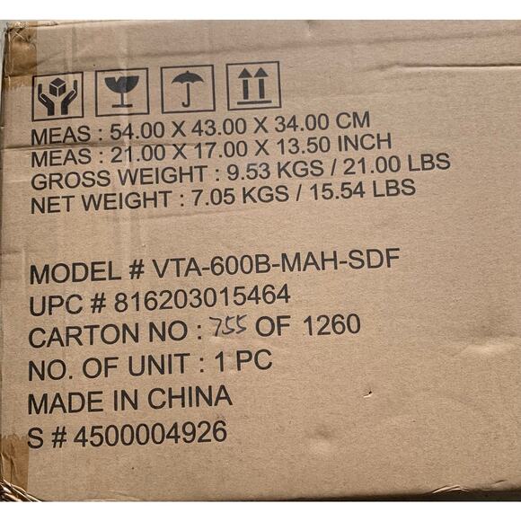 Victrola Navigator 8-in-1 record/ music player VTA-600B-MAH-SDF - Picture 5 of 7